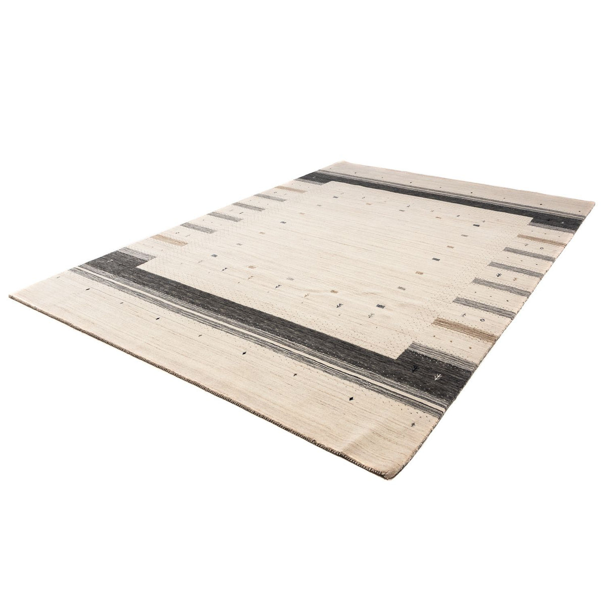 Gabbeh Rug - Loribaft Perser - 304 x 207 cm - beige