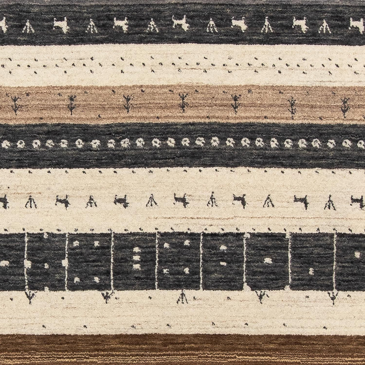 Designer Rug - 204 x 145 cm - beige