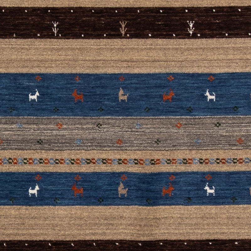 Gabbeh Rug - Loribaft Perser - 206 x 141 cm - brown