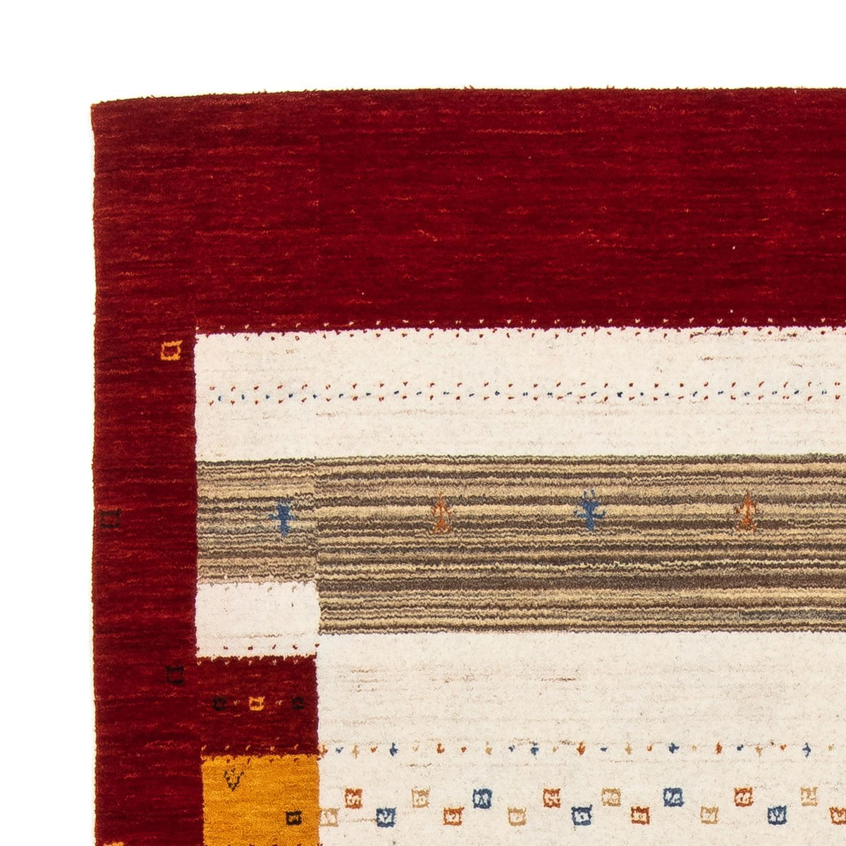 Gabbeh Rug - Loribaft Perser - 205 x 142 cm - dark brown