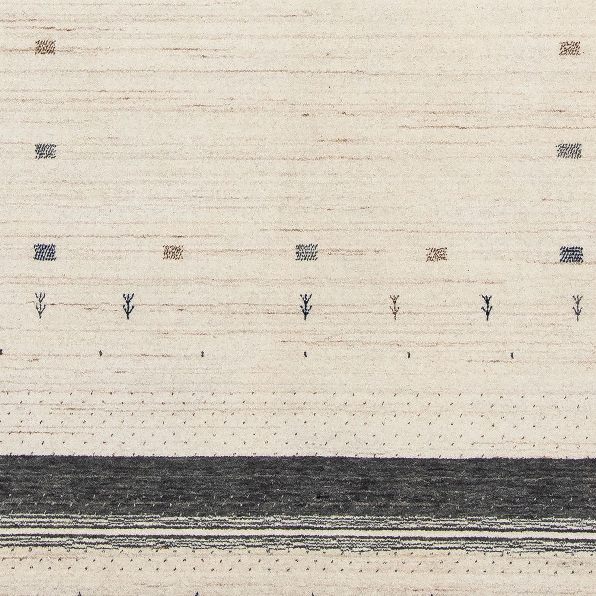 Gabbeh Rug - Loribaft Perser - 245 x 169 cm - beige