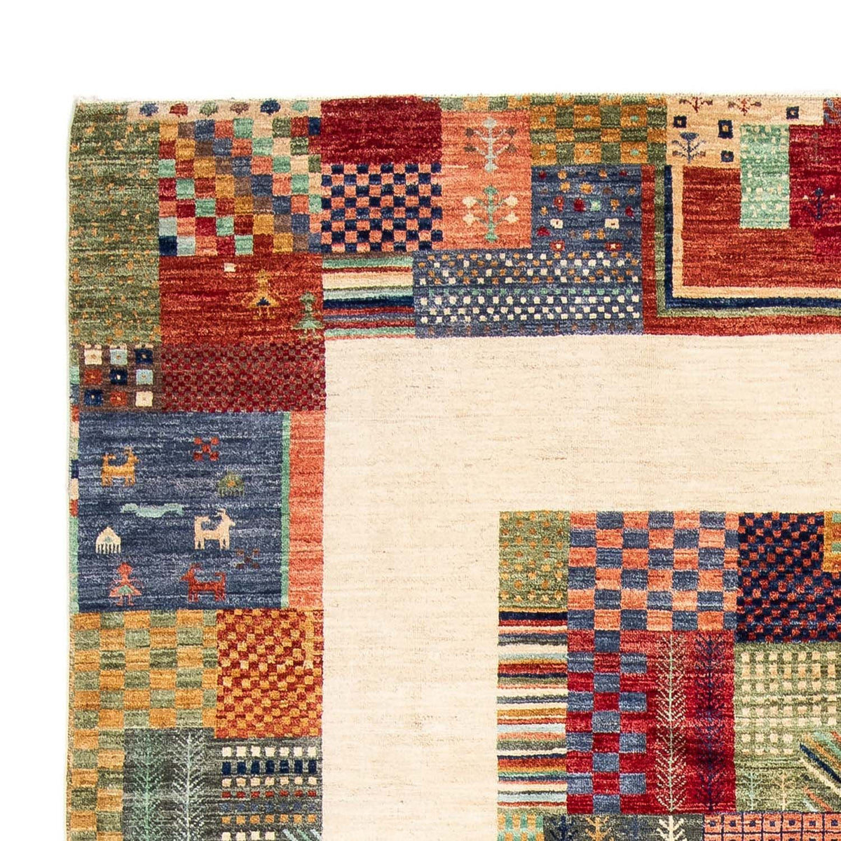 Loribaft Rug 198x291cm - Perserteppich Wollteppich