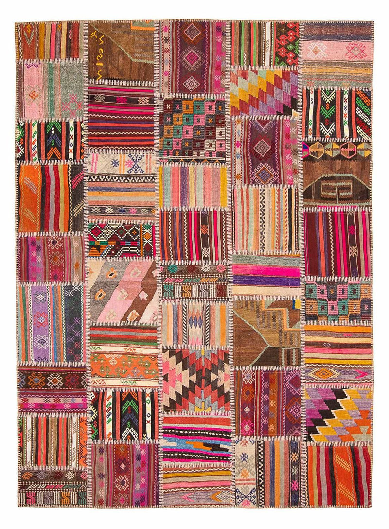 Patchwork Rug - 300 x 216 cm - multicolored