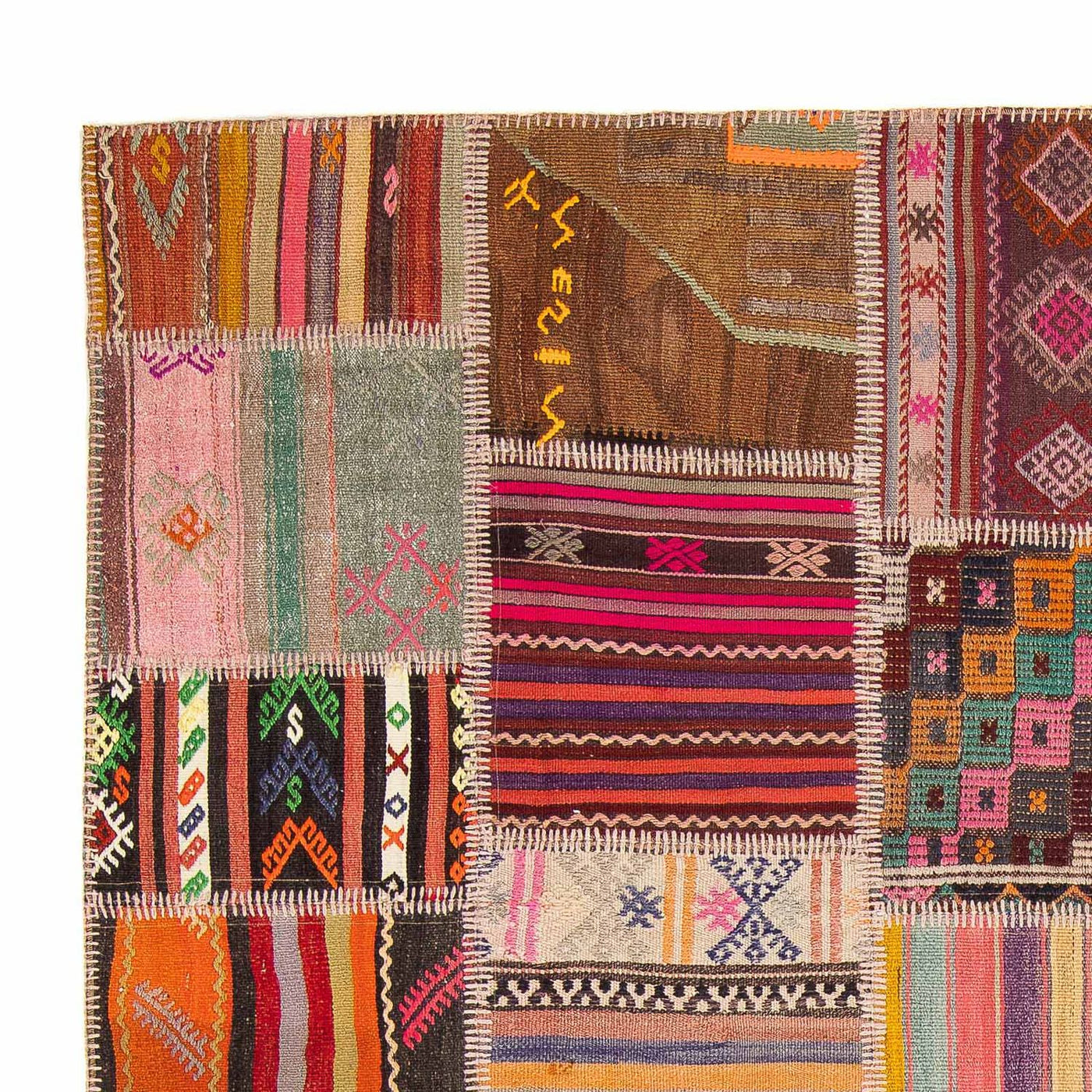 Patchwork Rug 300x216cm - Wool Rug