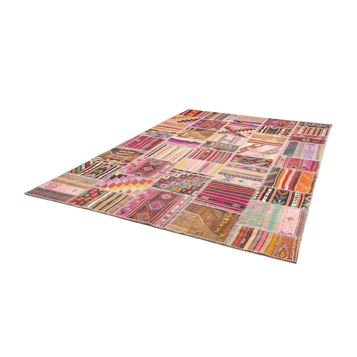 Patchwork Rug - 300 x 216 cm - multicolored