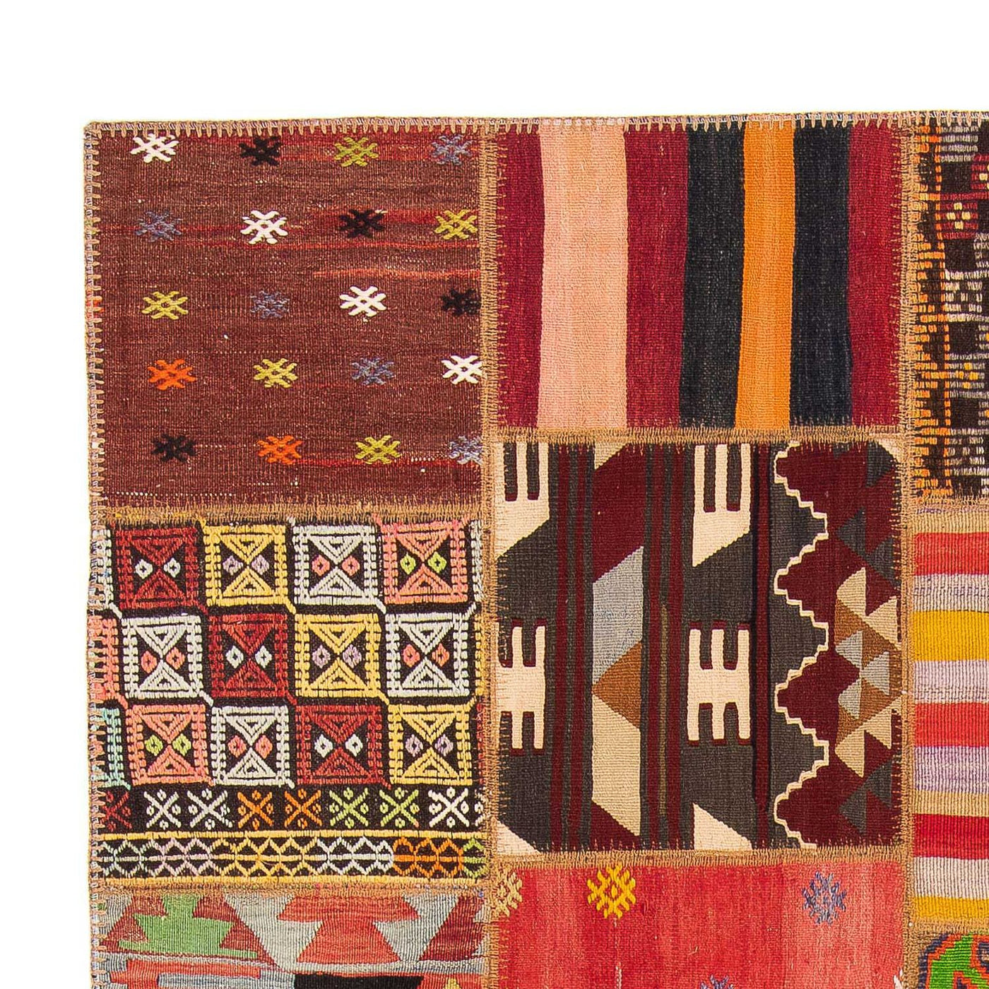 Patchwork Rug 236x169cm - Wool Rug