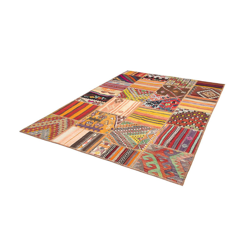 Patchwork Rug - 236 x 169 cm - multicolored
