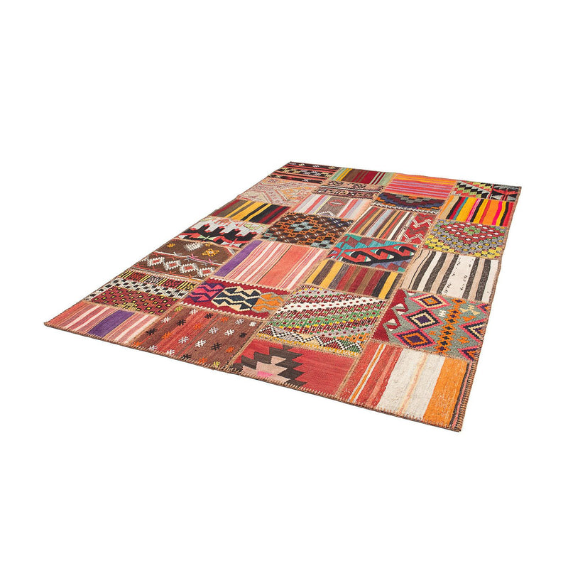 Patchwork Rug - 238 x 168 cm - multicolored
