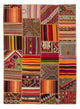 Patchwork Rug 237x170cm - Wool Rug