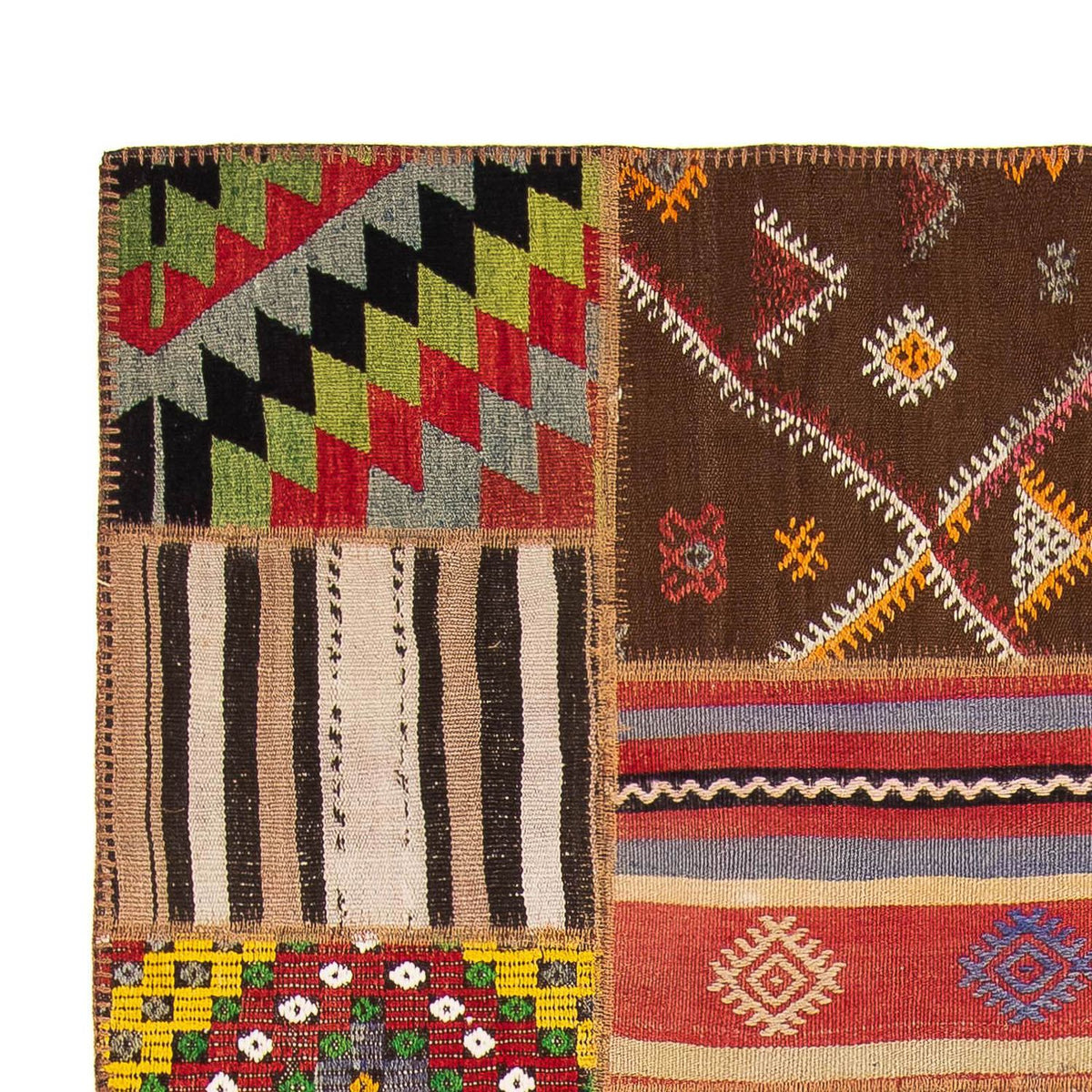 Patchwork Rug 170x240cm - Wool Rug