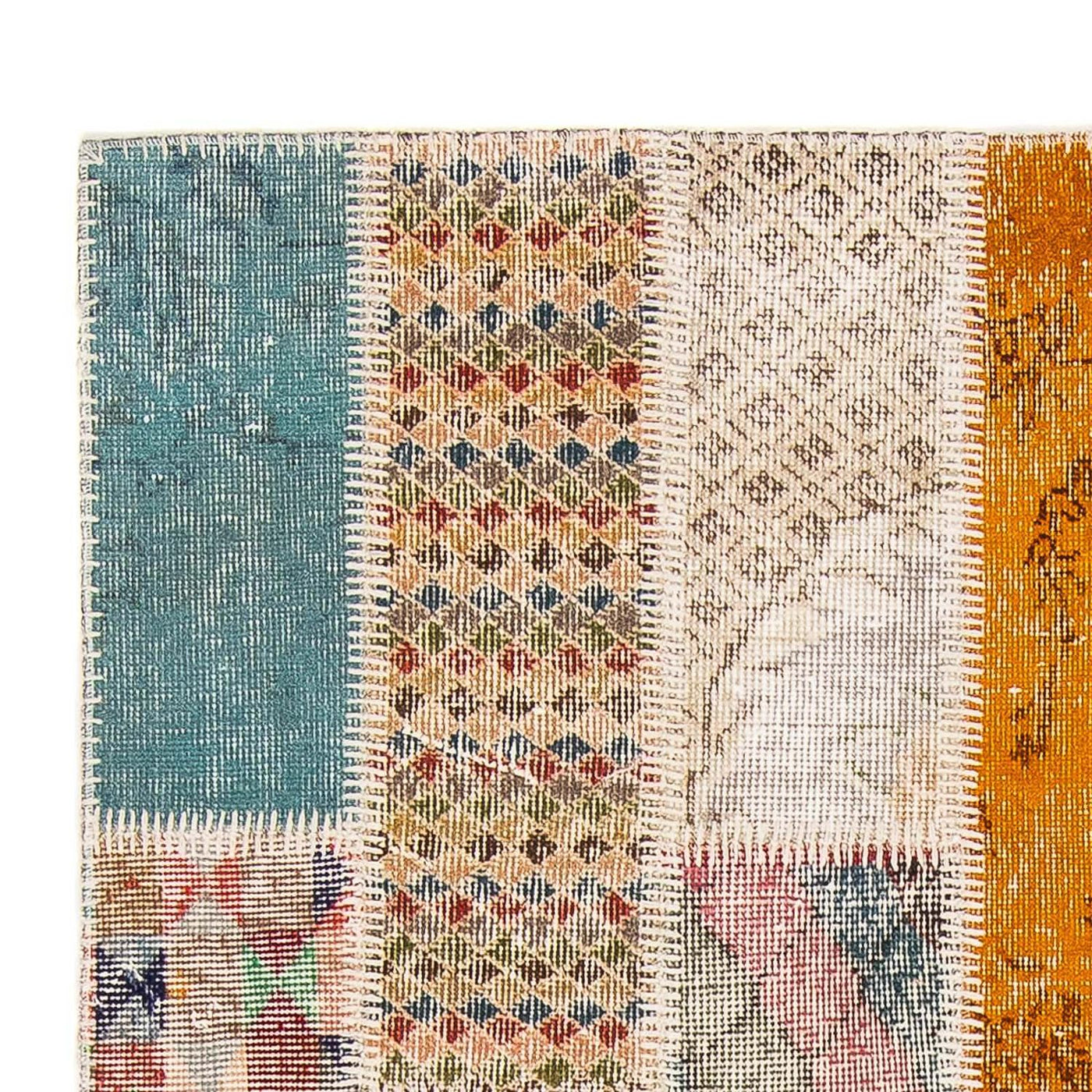 Patchwork Rug 184x120cm - Wool Rug