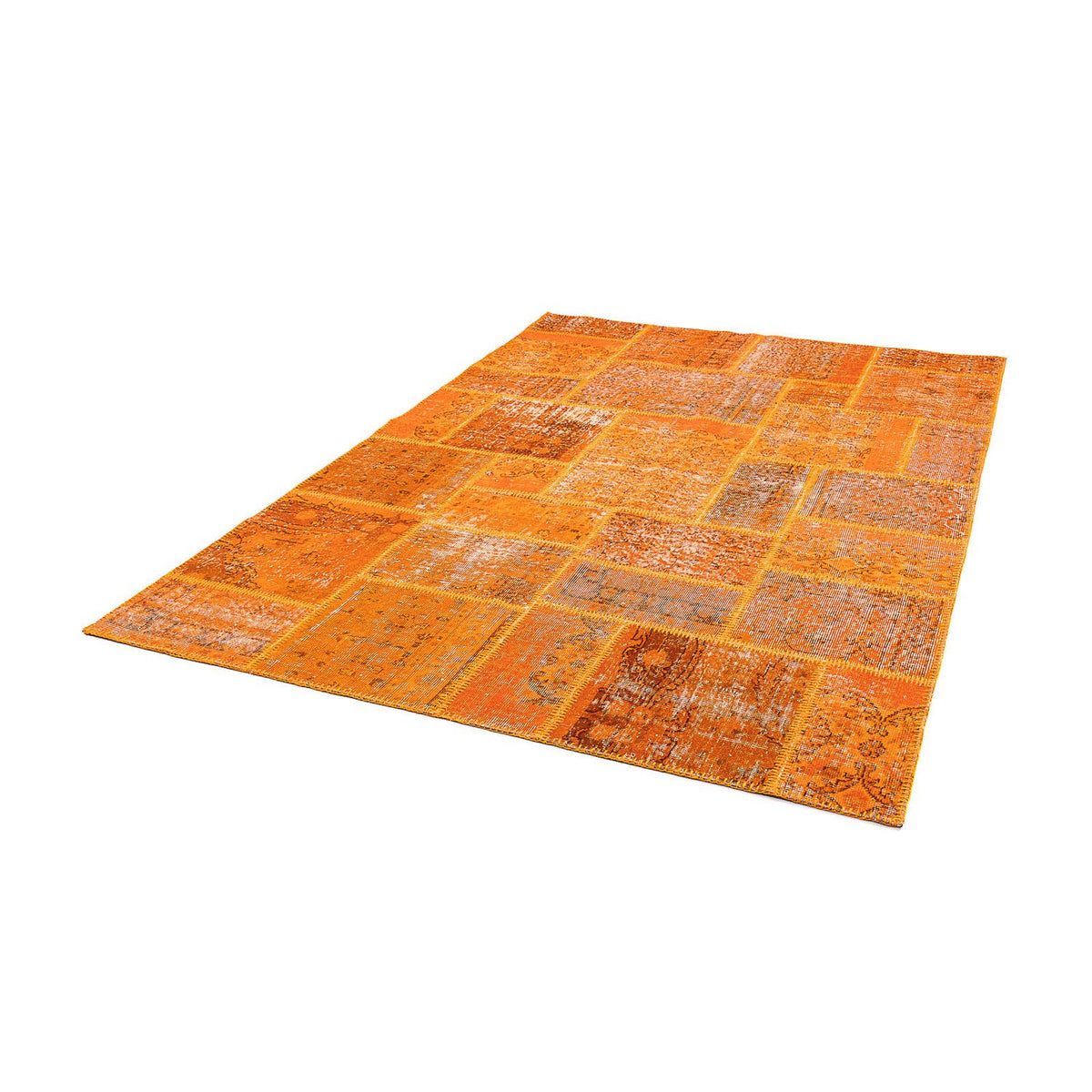 Patchwork Rug - 244 x 172 cm - multicolored