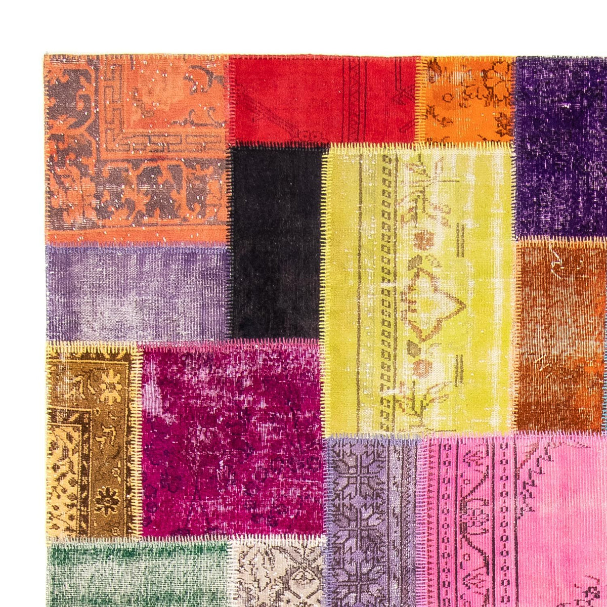 Patchwork Rug - 365 x 275 cm - multicolored