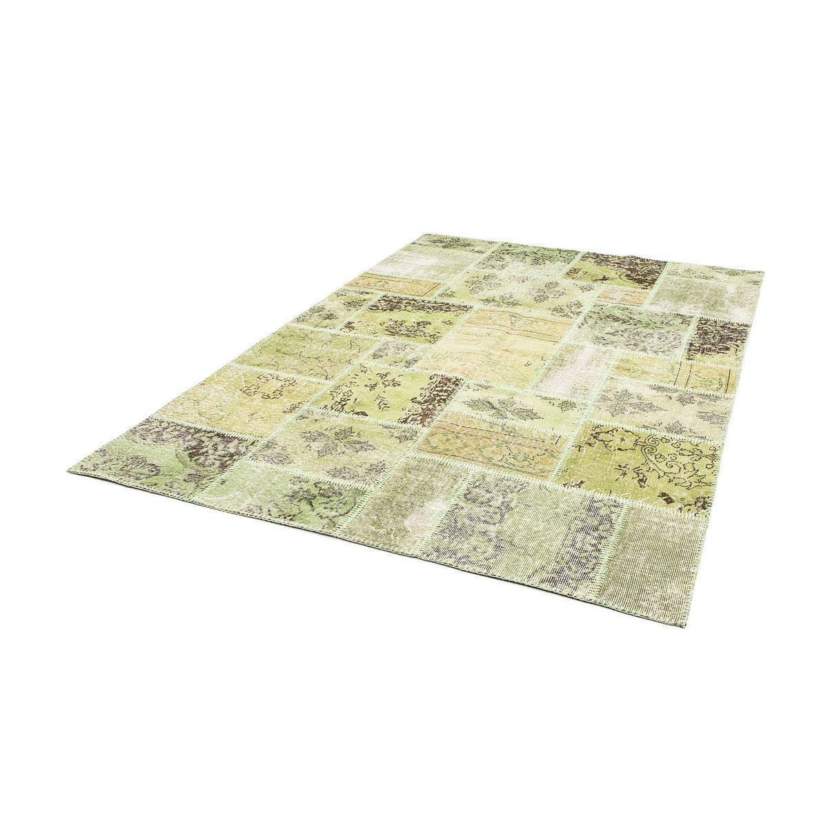 Patchwork Rug - 242 x 172 cm - multicolored