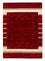 Gabbeh Rug - Loribaft Perser - 203 x 141 cm - red