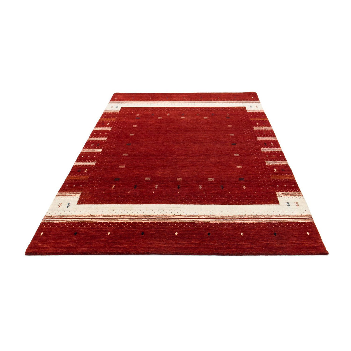 Gabbeh Rug - Loribaft Perser - 203 x 141 cm - red