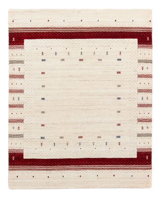 Gabbeh Rug - Loribaft Perser - 198 x 145 cm - beige