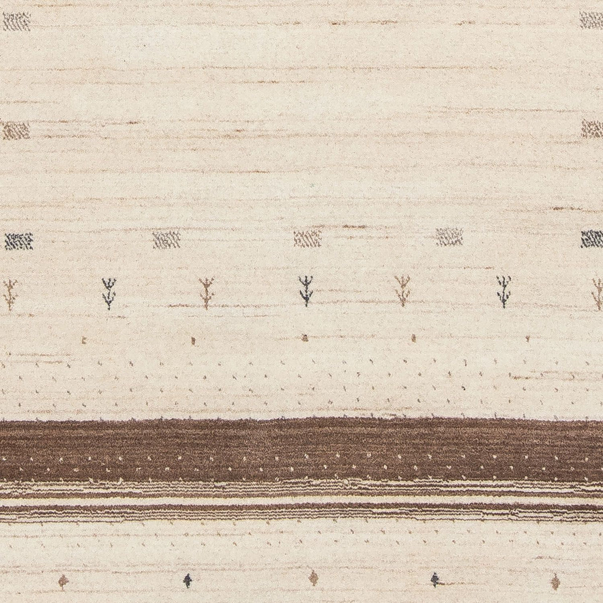 Gabbeh Rug - Loribaft Perser - 200 x 142 cm - beige