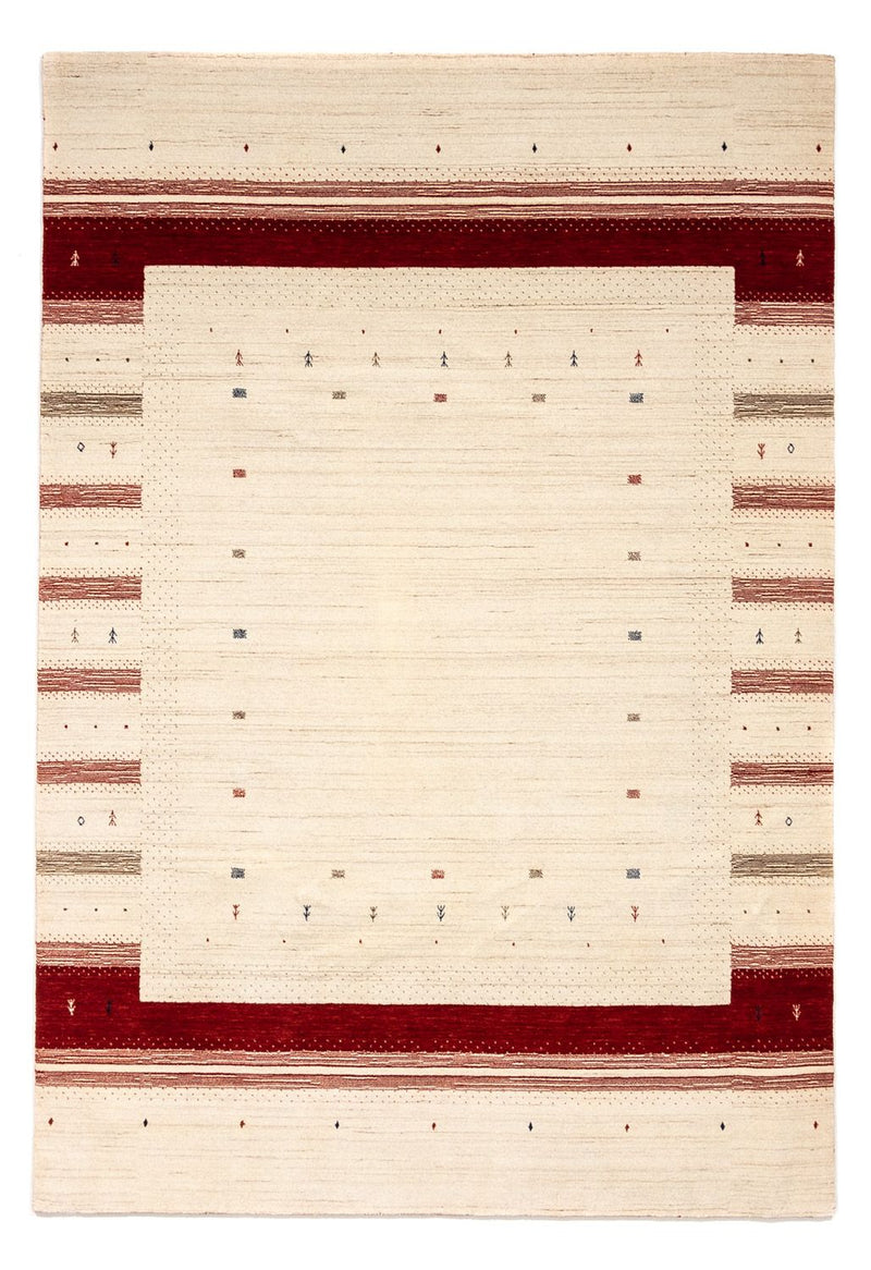 Gabbeh Rug - Loribaft Perser - 304 x 207 cm - beige