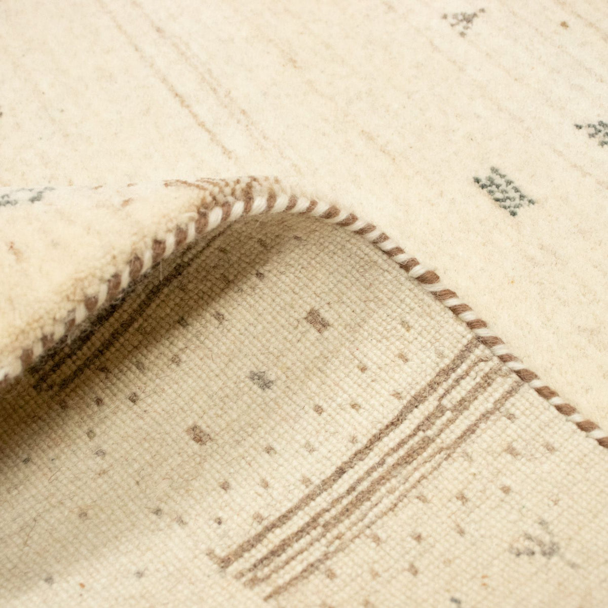 Gabbeh Rug - Loribaft Perser - 160 x 94 cm - beige