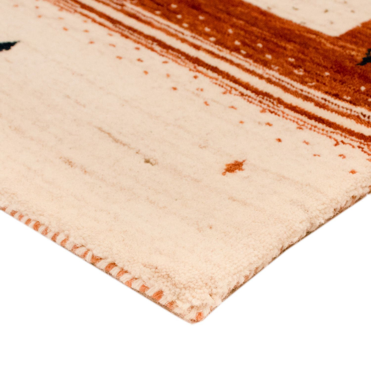 Gabbeh Rug - Loribaft Perser - 160 x 94 cm - beige