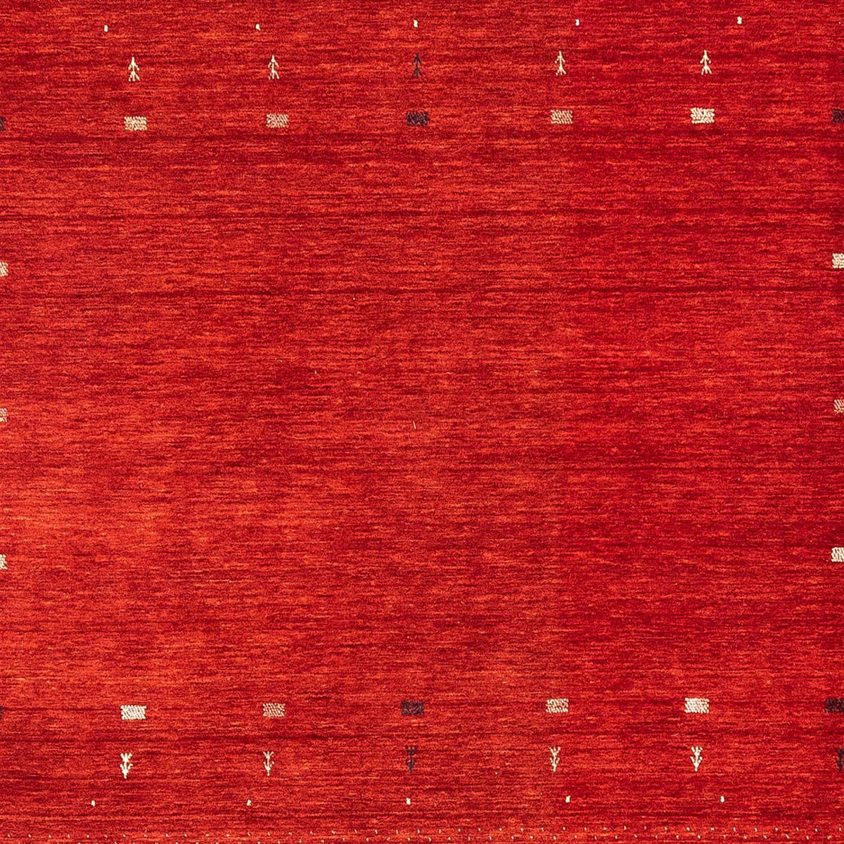 Gabbeh Rug - Loribaft Perser square  - 256 x 249 cm - red