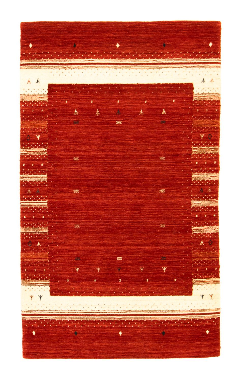 Gabbeh Rug - Loribaft Perser - 162 x 94 cm - red