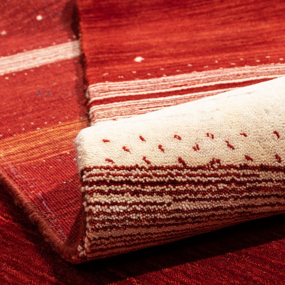 Gabbeh Rug - Loribaft Perser - 345 x 255 cm - red