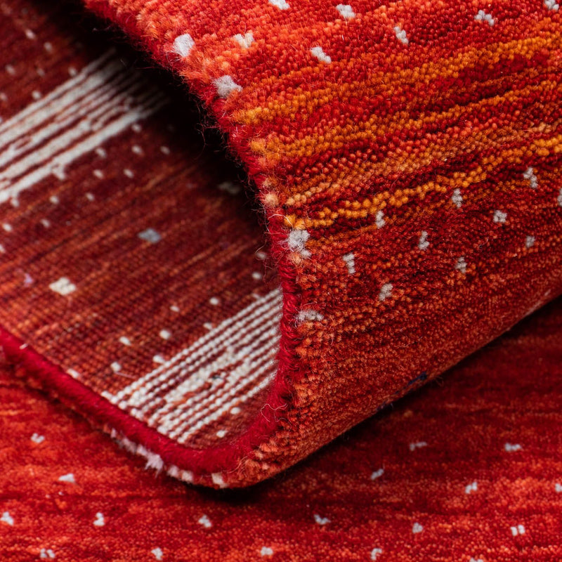 Gabbeh Rug - Loribaft Perser - 204 x 140 cm - red