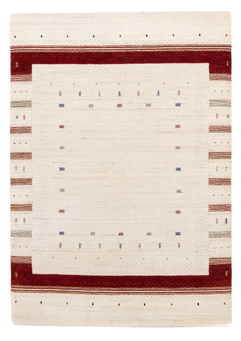 Gabbeh Rug - Loribaft Perser - 245 x 170 cm - beige