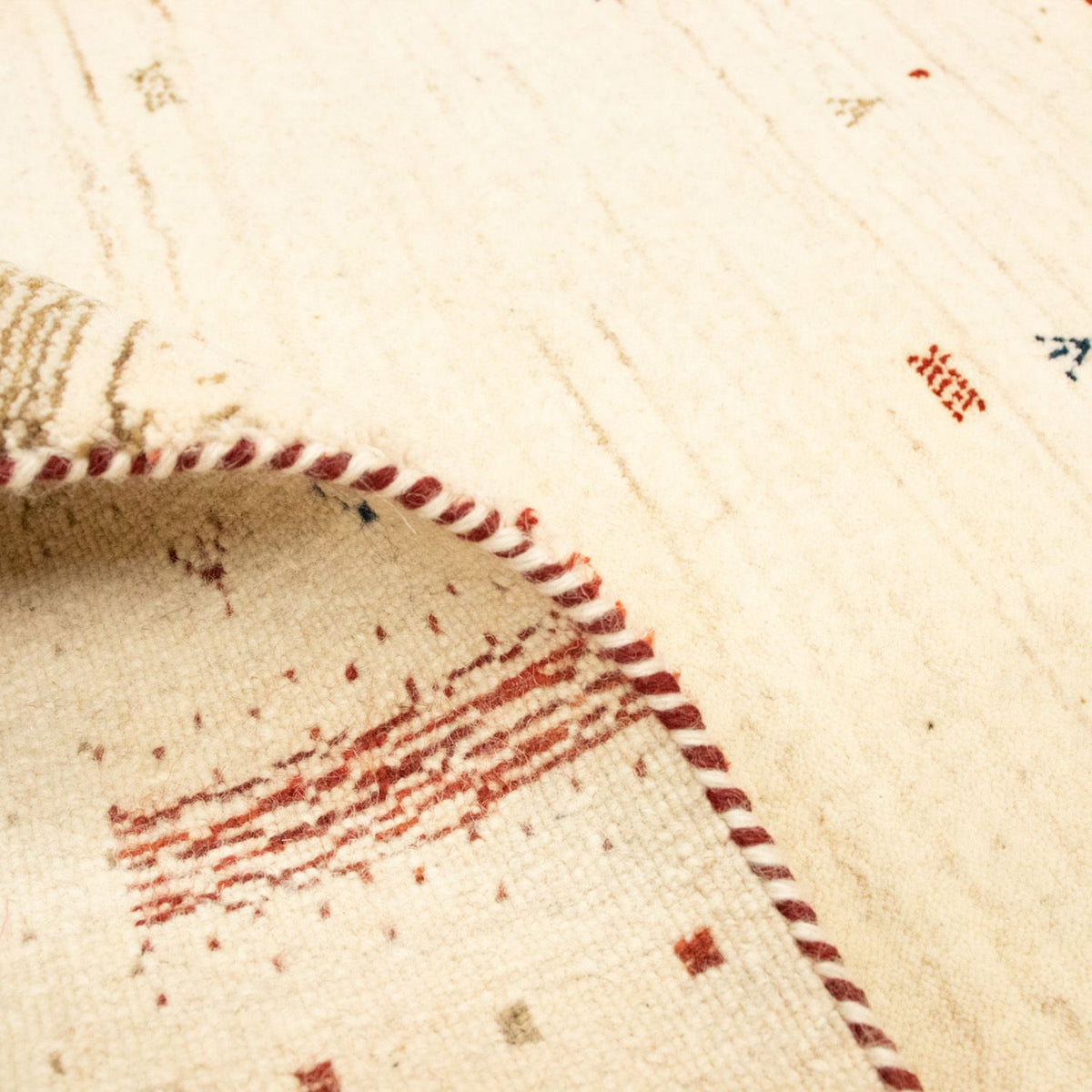 Gabbeh Rug - Loribaft Perser - 160 x 91 cm - beige