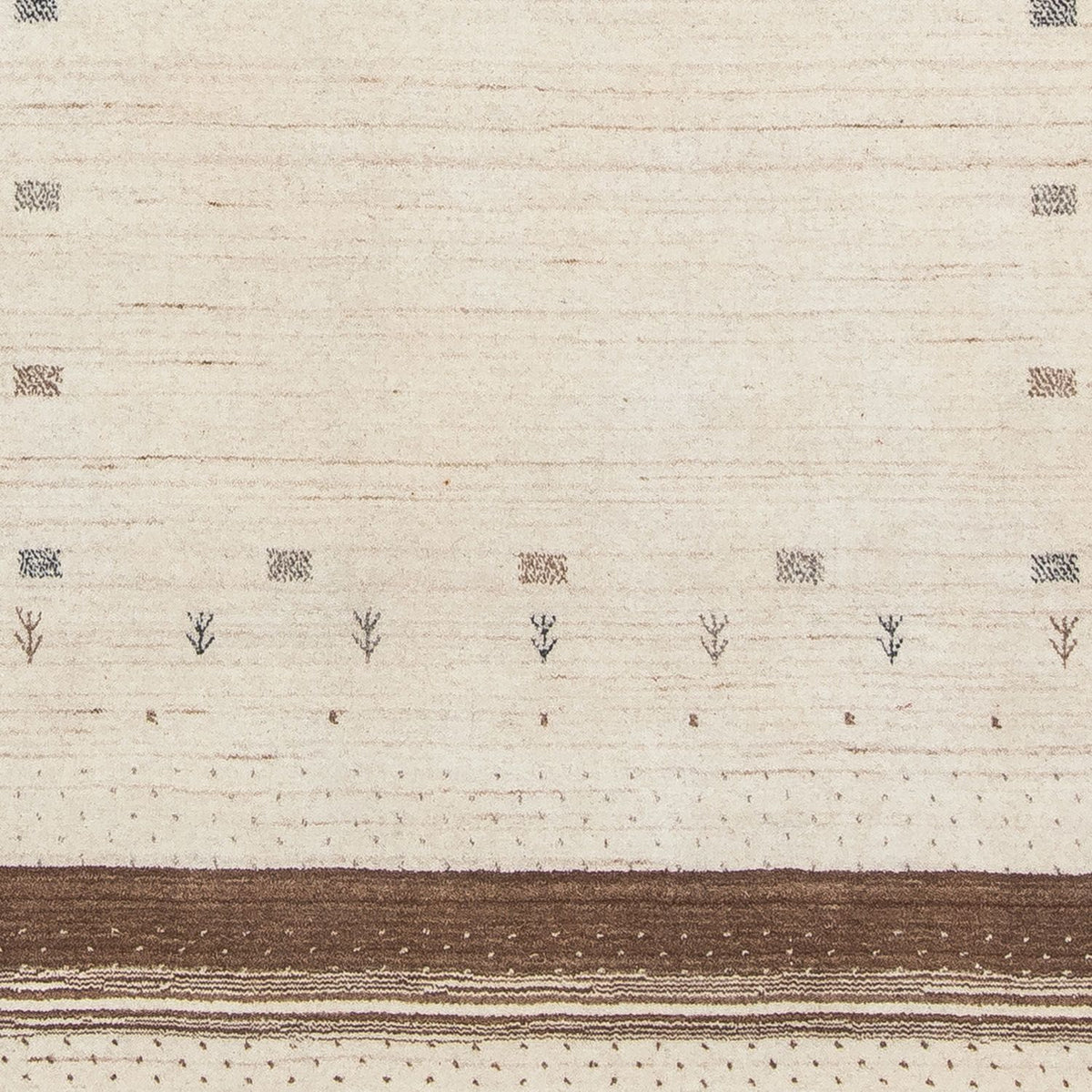 Gabbeh Rug - Loribaft Perser - 200 x 143 cm - beige