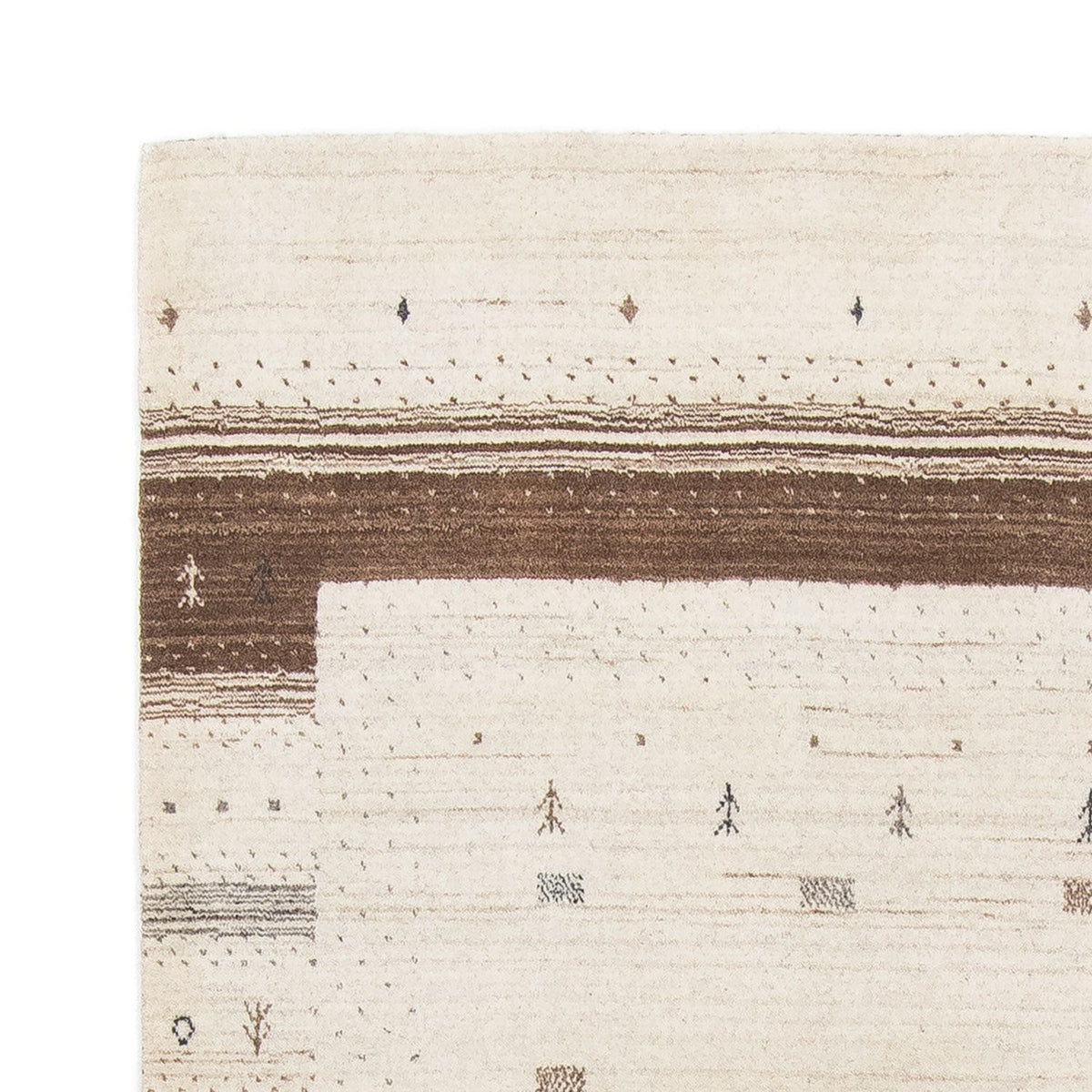 Gabbeh Rug - Loribaft Perser - 200 x 143 cm - beige