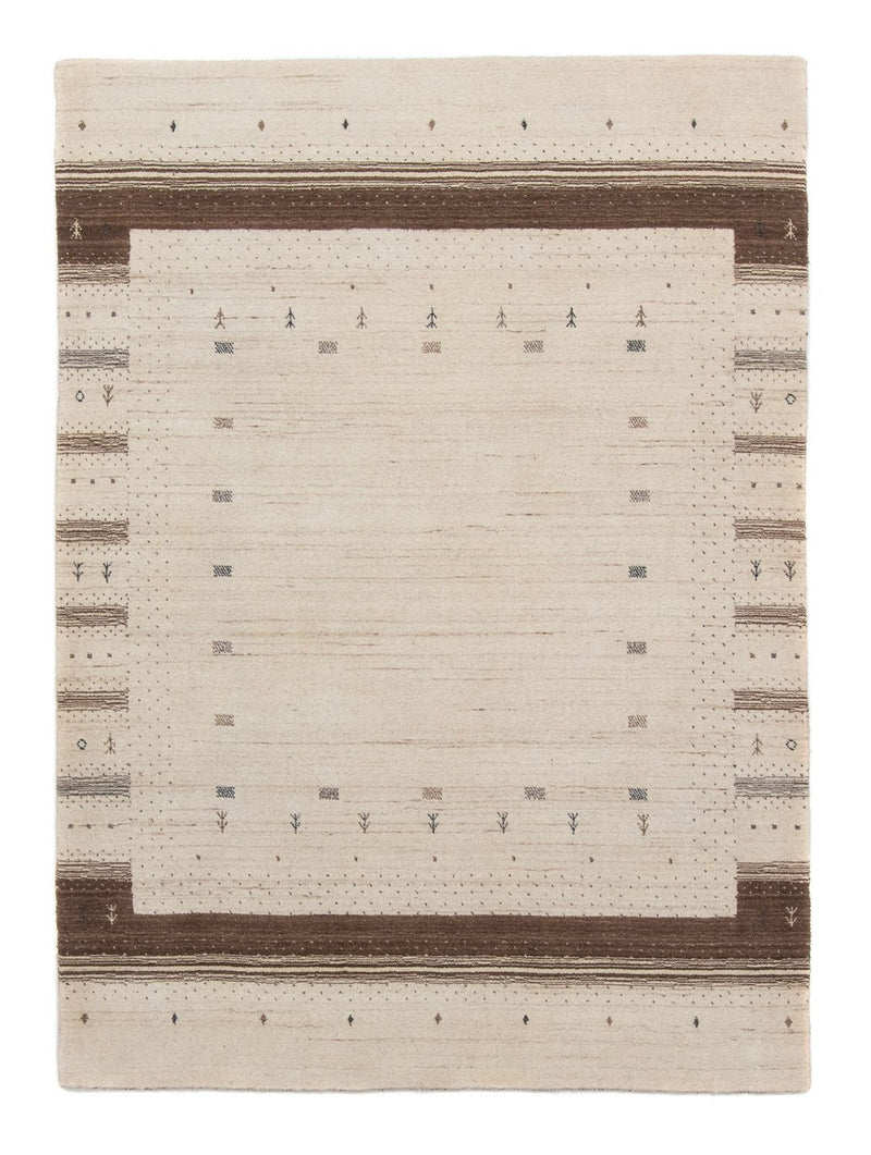 Gabbeh Rug - Loribaft Perser - 200 x 142 cm - beige