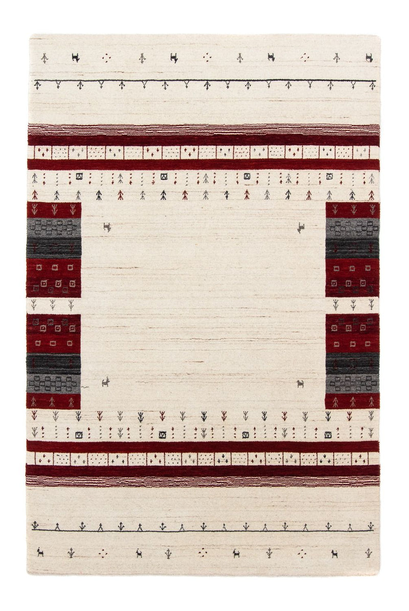 Gabbeh Rug - Loribaft Perser - 200 x 138 cm - beige