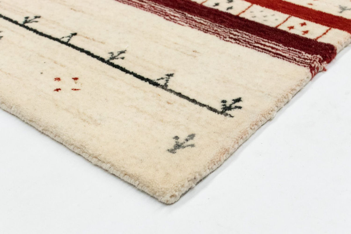 Gabbeh Rug - Loribaft Perser - 141 x 70 cm - beige