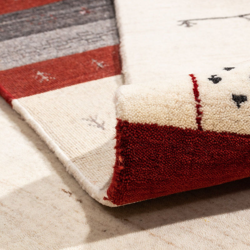 Gabbeh Rug - Loribaft Perser - 350 x 248 cm - beige