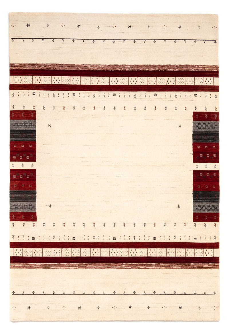 Gabbeh Rug - Loribaft Perser - 298 x 201 cm - beige