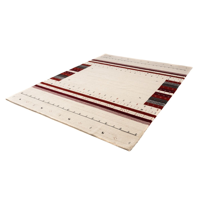 Gabbeh Rug - Loribaft Perser - 250 x 198 cm - beige