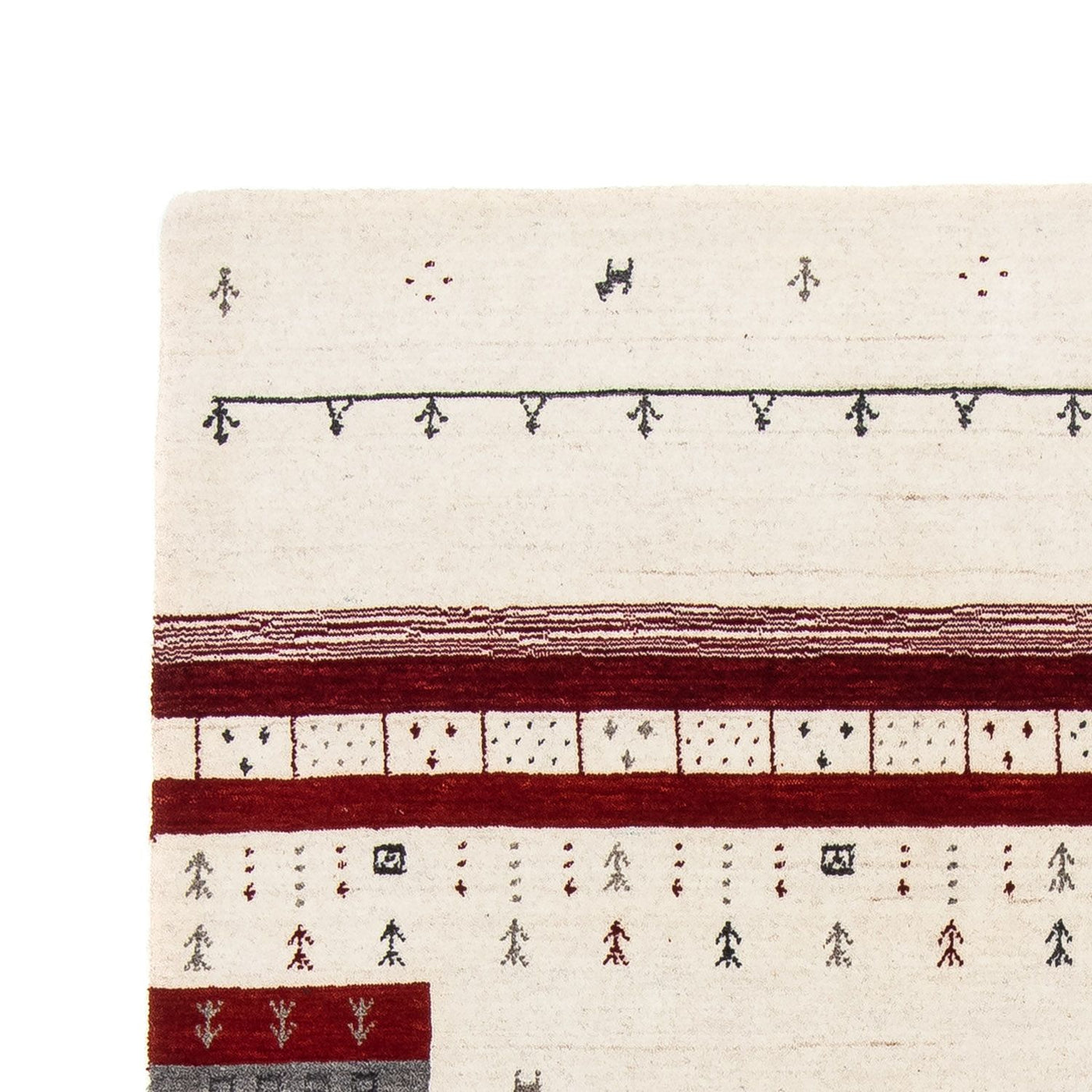 Loribaft Rug 200x143cm - Perserteppich Wollteppich