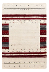 Gabbeh Rug - Loribaft Perser - 201 x 140 cm - beige