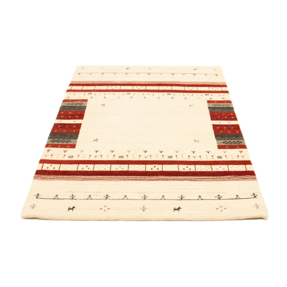 Gabbeh Rug - Loribaft Perser - 161 x 92 cm - beige