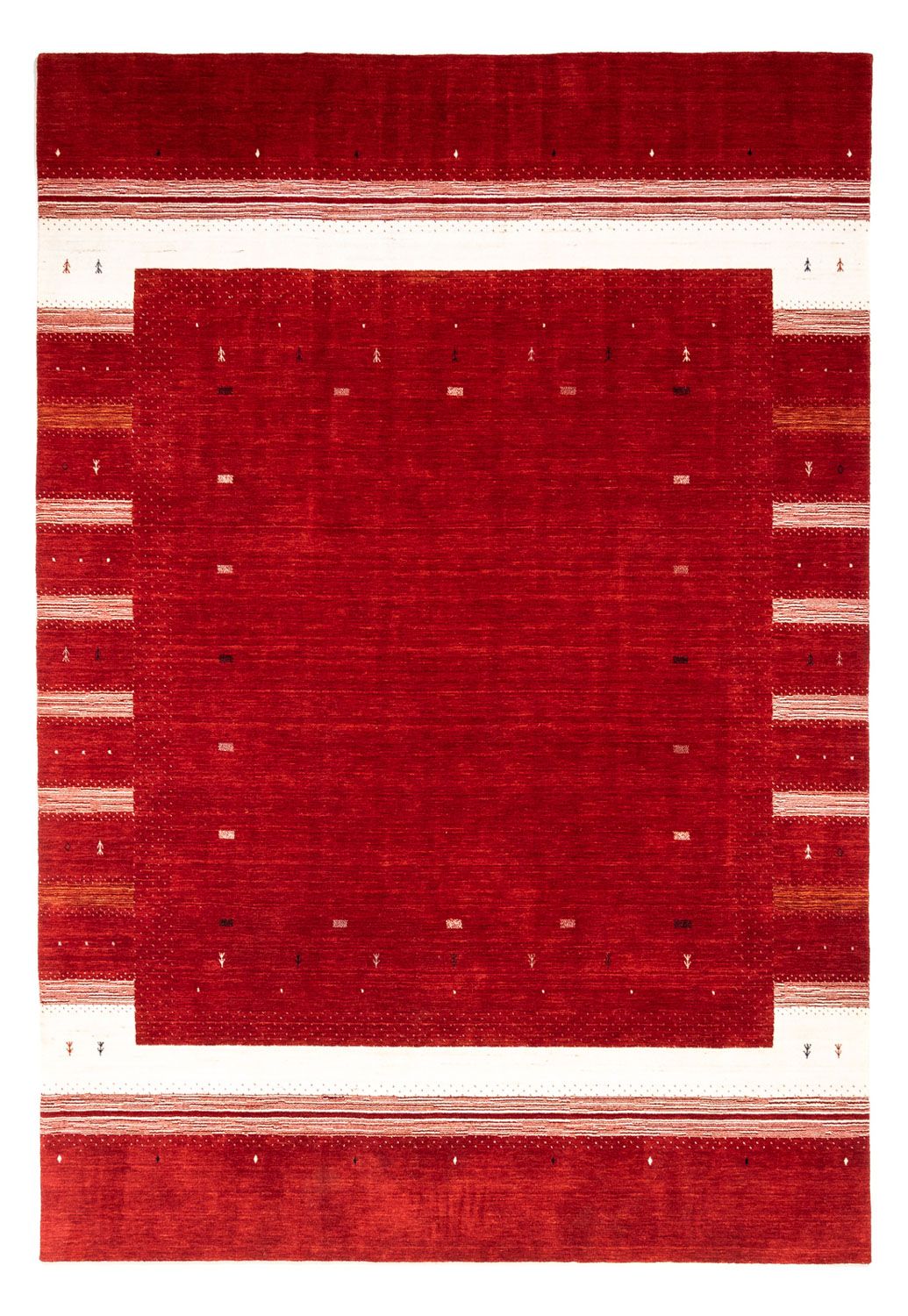 Gabbeh Rug - Loribaft Perser - 350 x 247 cm - red