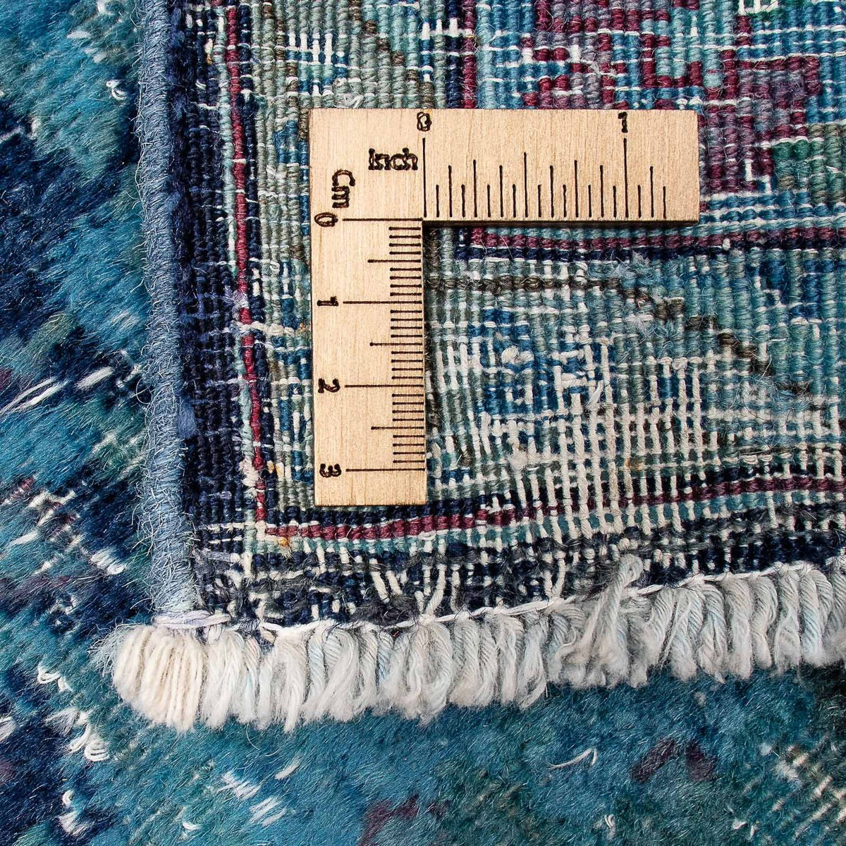 Vintage Rug - 333 x 258 cm - blue