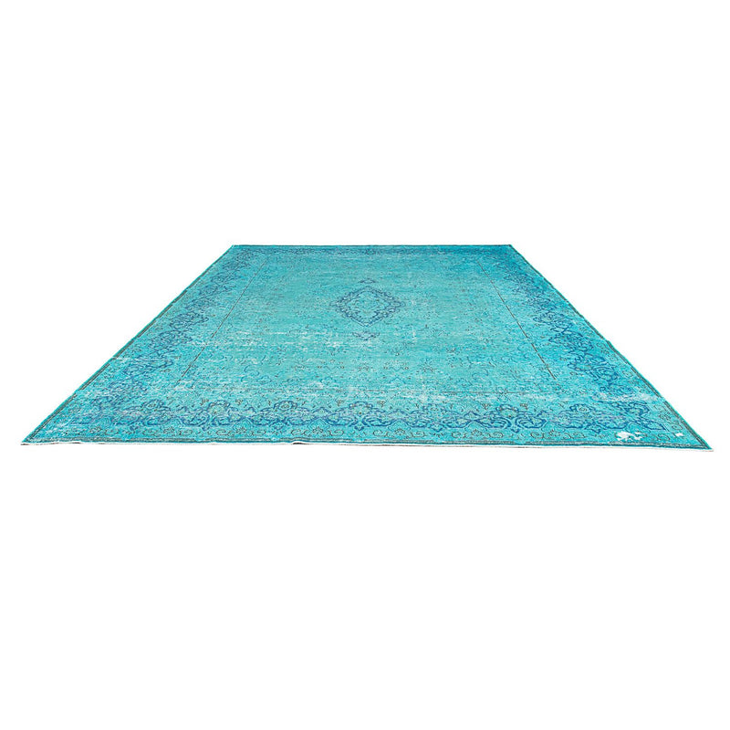 Vintage Rug - 395 x 295 cm - blue