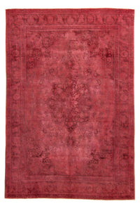Vintage Rug - 383 x 285 cm - dark red