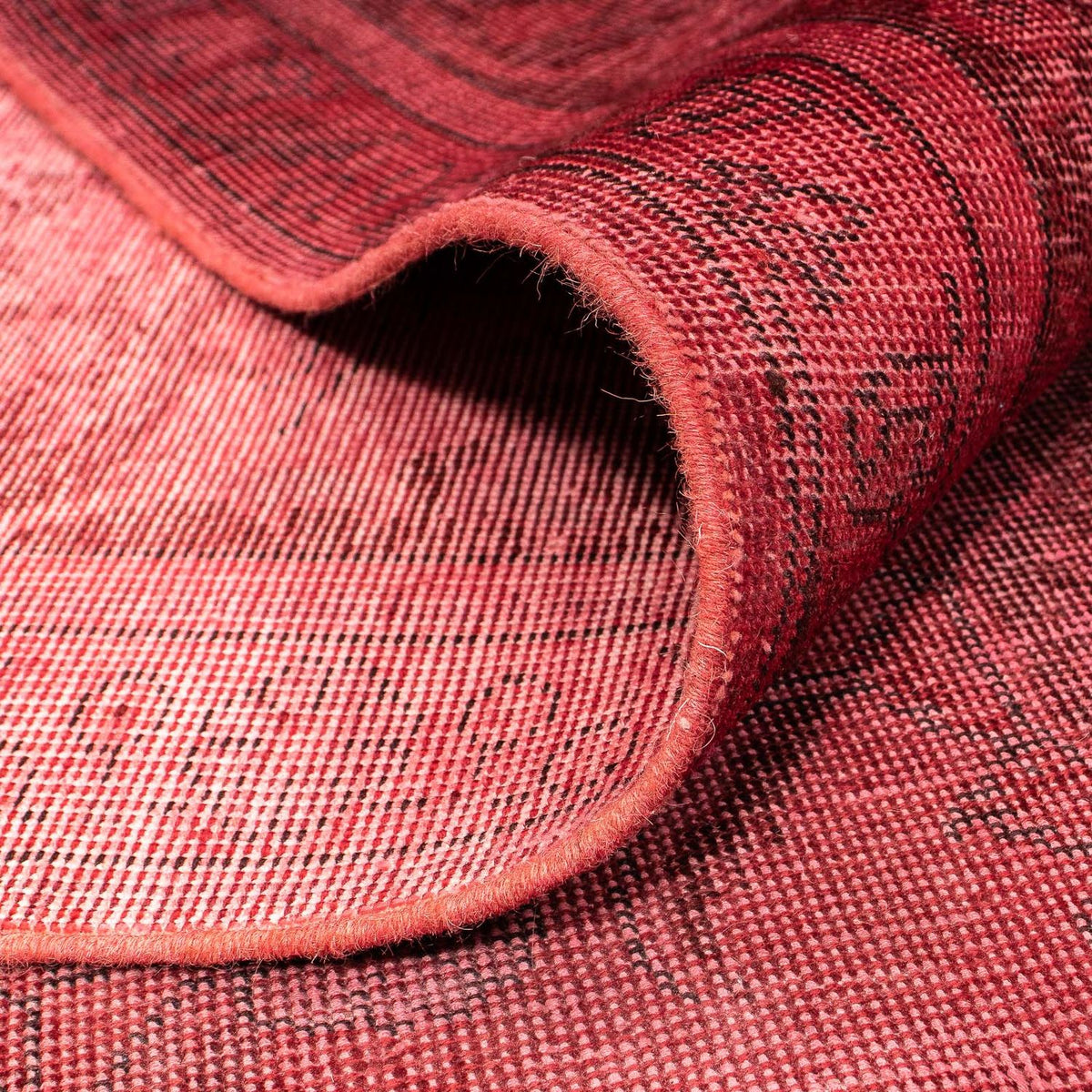 Vintage Rug - 383 x 285 cm - dark red