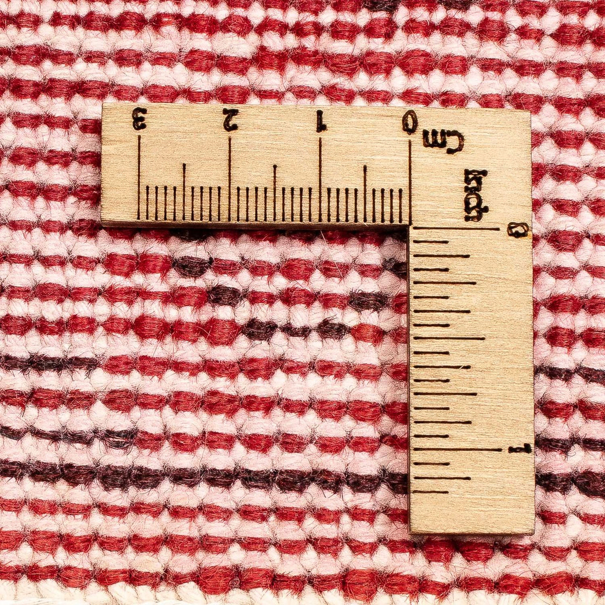 Designer Rug - 210 x 156 cm - dark red