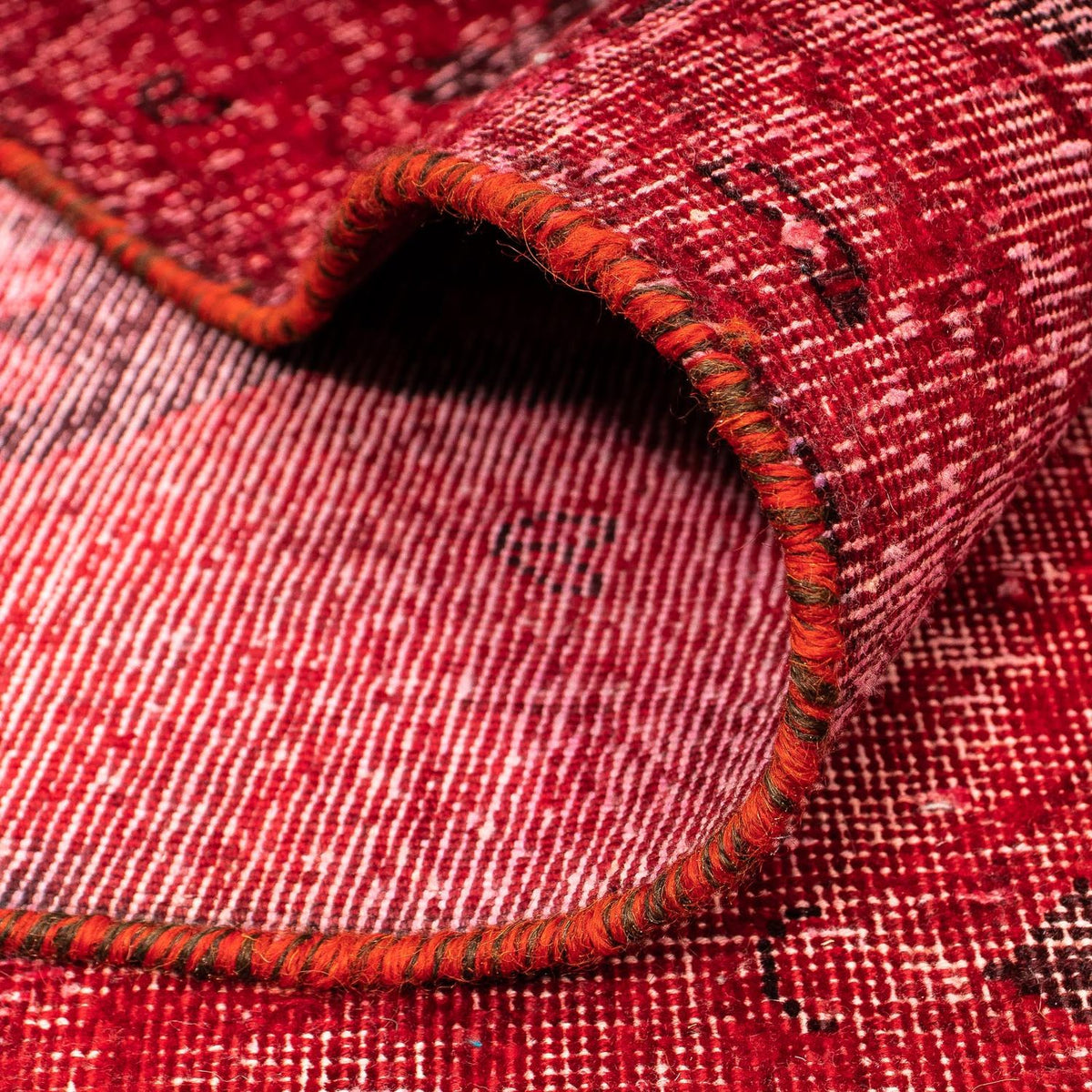 Vintage Rug - 385 x 265 cm - dark red