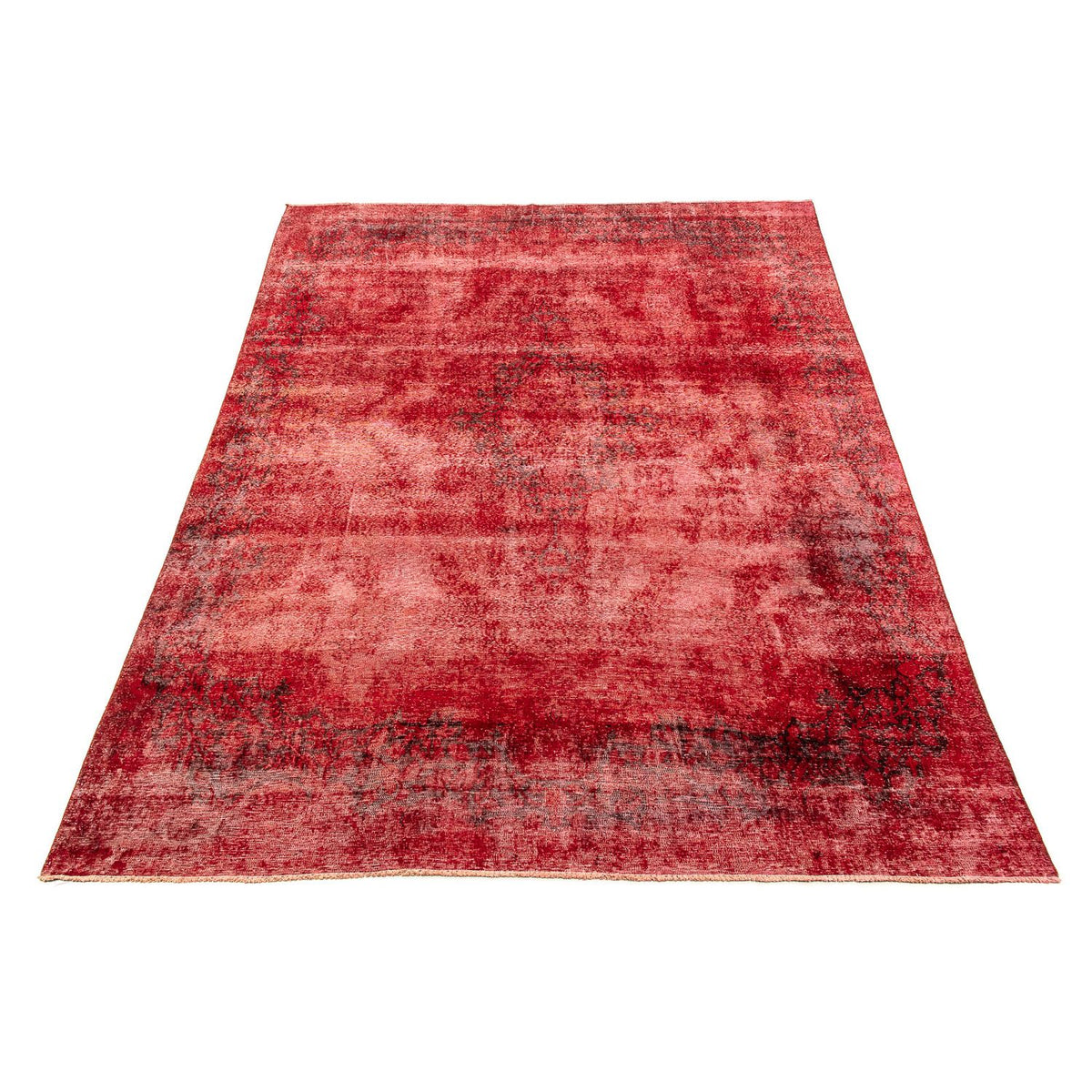 Vintage Rug - 385 x 265 cm - dark red